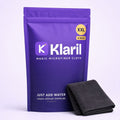 Klaril XXL 5-pack pouch with charcoal microfiber cloth